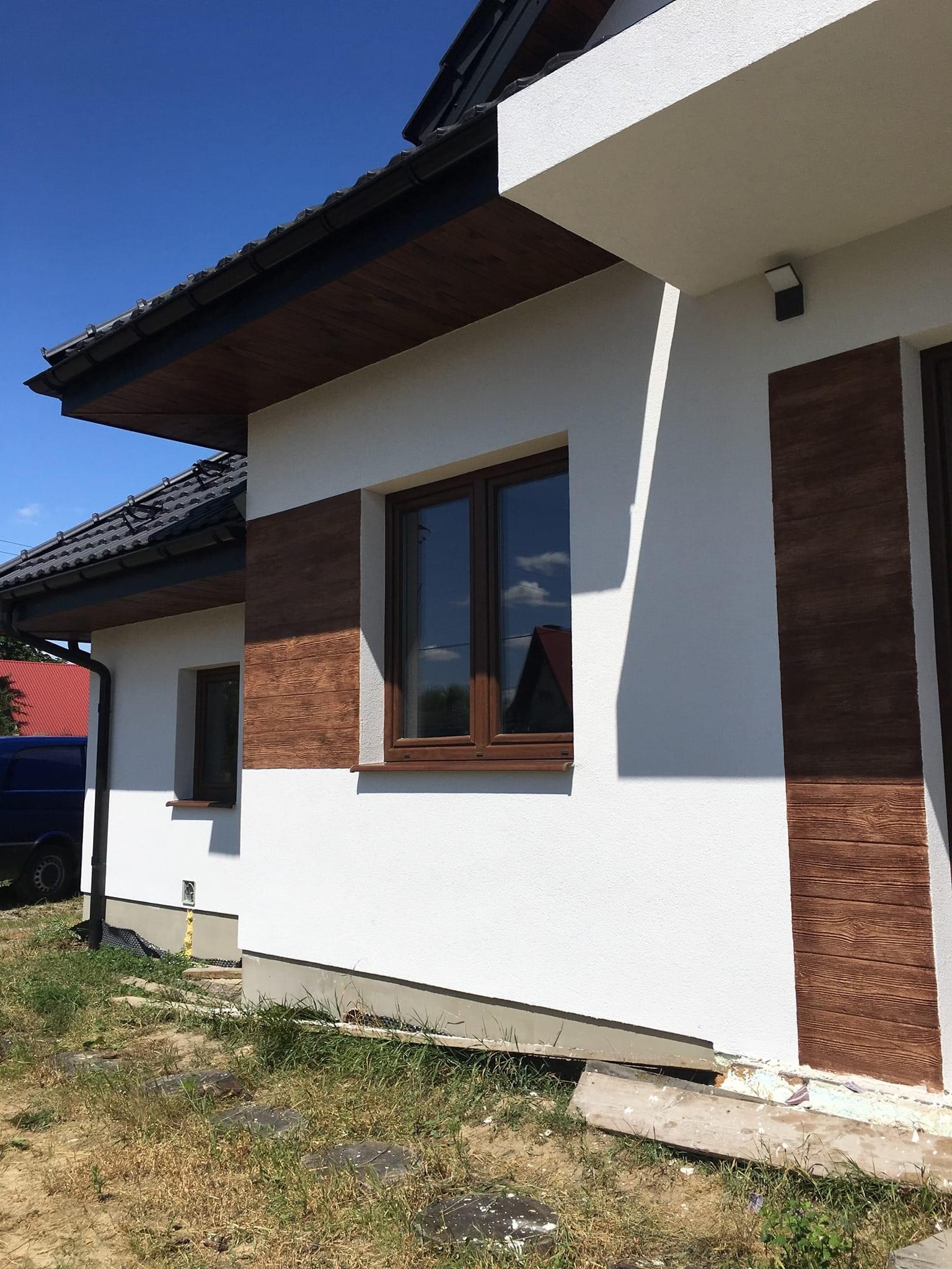 Przykładowa realizacja elewacji w Woli Batorskiej